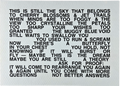 POEM NO. 1