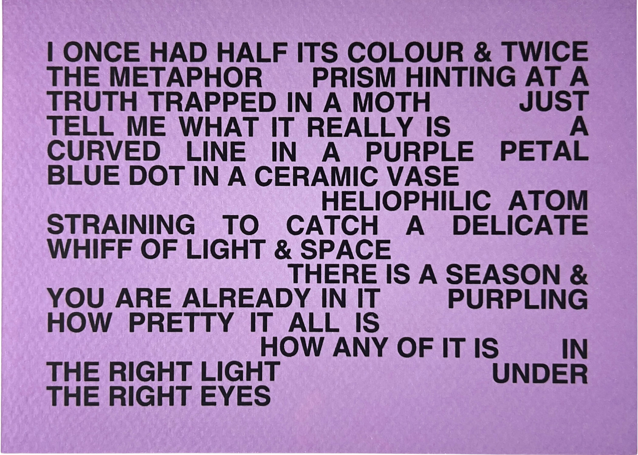 POEM NO. 3