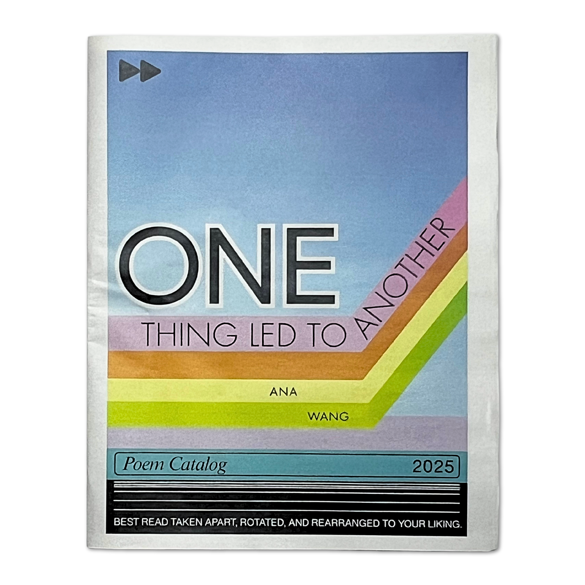 Ana Wang - "One Thing Led to Another" - poem catalog - newspaper