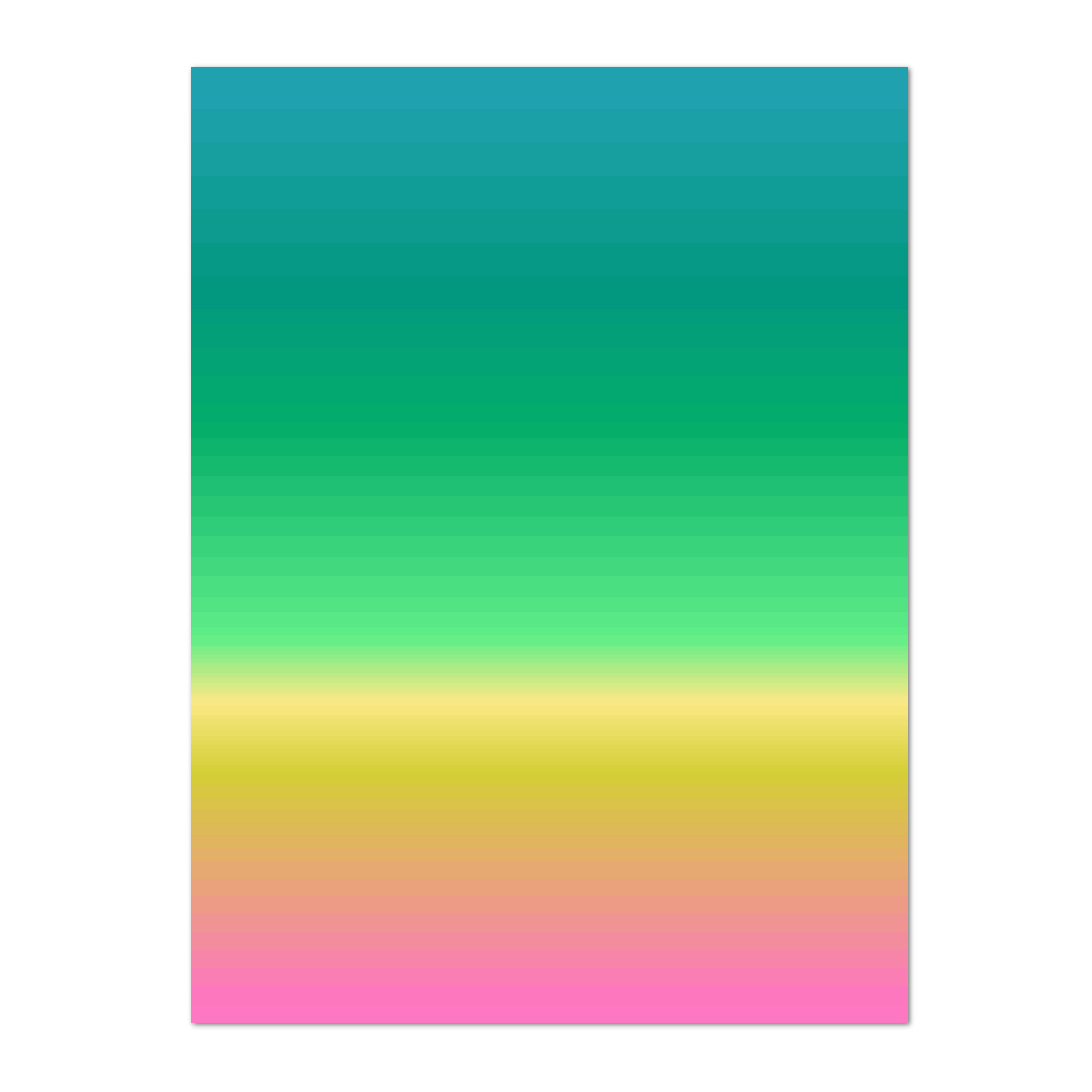 "EVERYTHING'S BETTER IN TECHNICOLOUR" STUDY 004 POSTER PRINT
