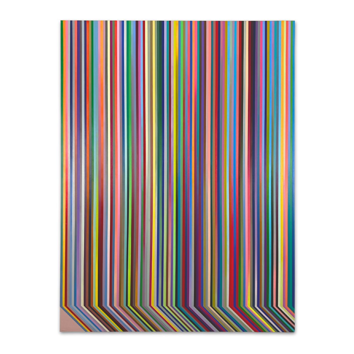 Ana Wang - original painting - gradient geometric abstract colourful art